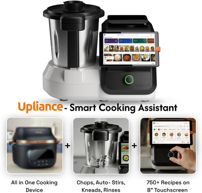 Smart AI Cooking Assistant 🤖 | 750+ Recipes 🍲 | WiFi & App Controlled | All-in-One Kitchen Helper