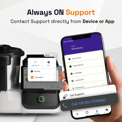 Smart AI Cooking Assistant 🤖 | 750+ Recipes 🍲 | WiFi & App Controlled | All-in-One Kitchen Helper