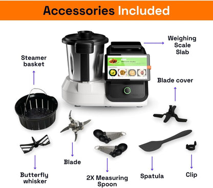 Smart AI Cooking Assistant 🤖 | 750+ Recipes 🍲 | WiFi & App Controlled | All-in-One Kitchen Helper