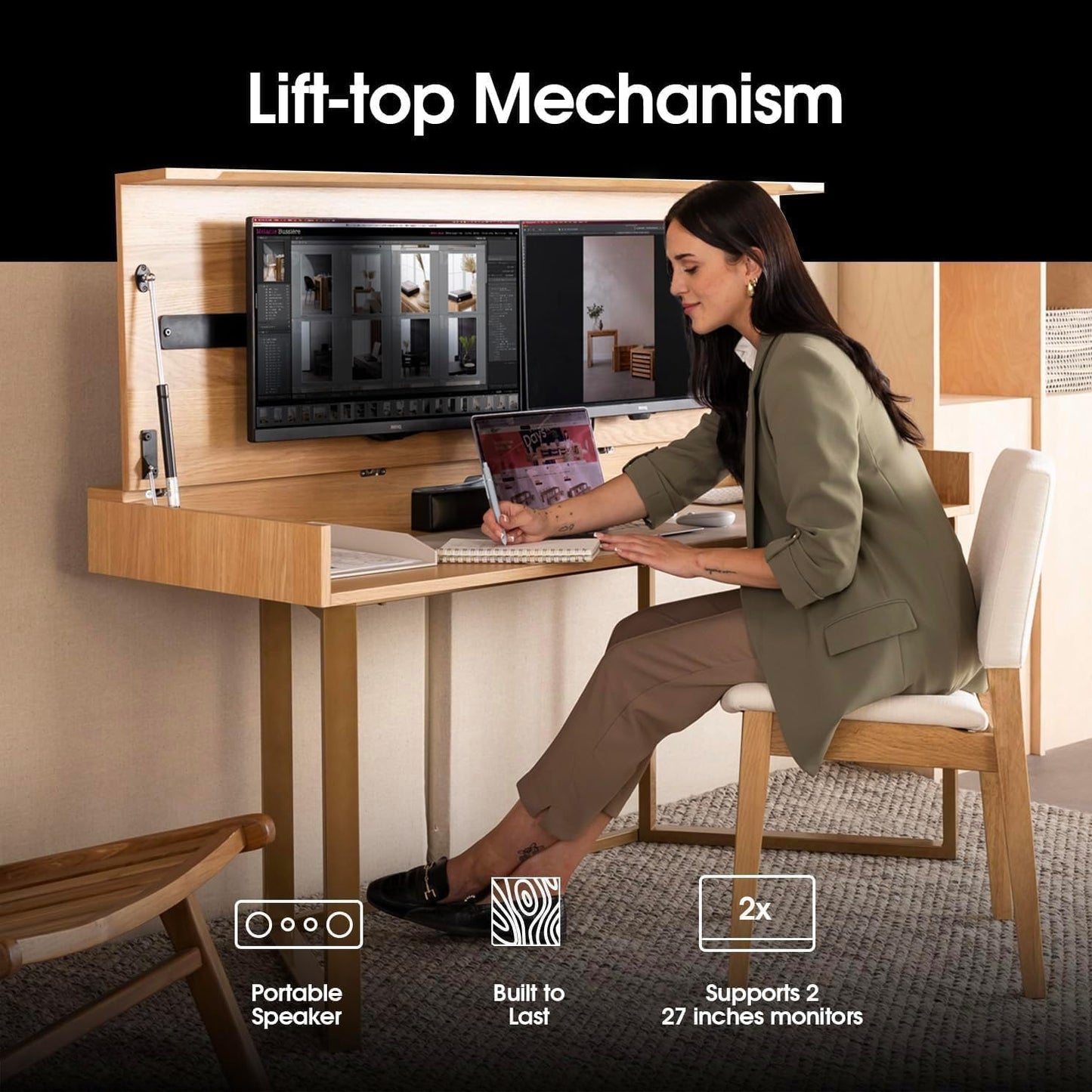Adjustable Transformer Table – Multi-Use Foldable Desk for Home & Office 🏡✨