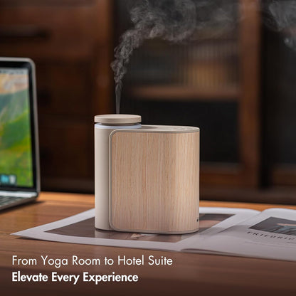 Waterless Ultrasonic Essential Oil Diffuser 🌿 | Smart Aromatherapy, Whisper-Quiet, Color-Changing LED, Home & Office Relaxation 💧✨