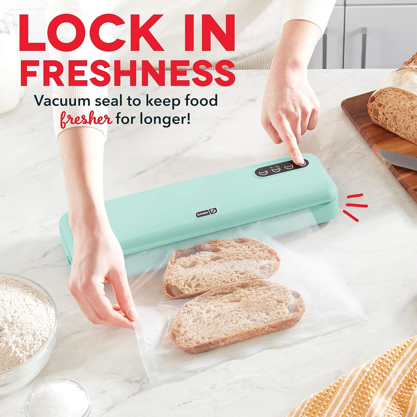 Vacuum Food Sealer Machine 🍖 | SuperSeal Single-Use Bag System for Freshness & Storage 🥗